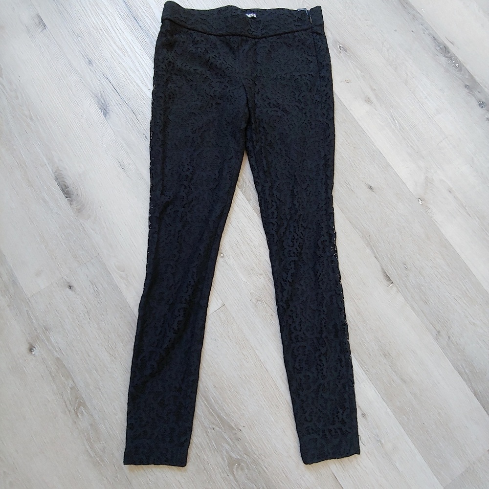 Express lace skinny pants